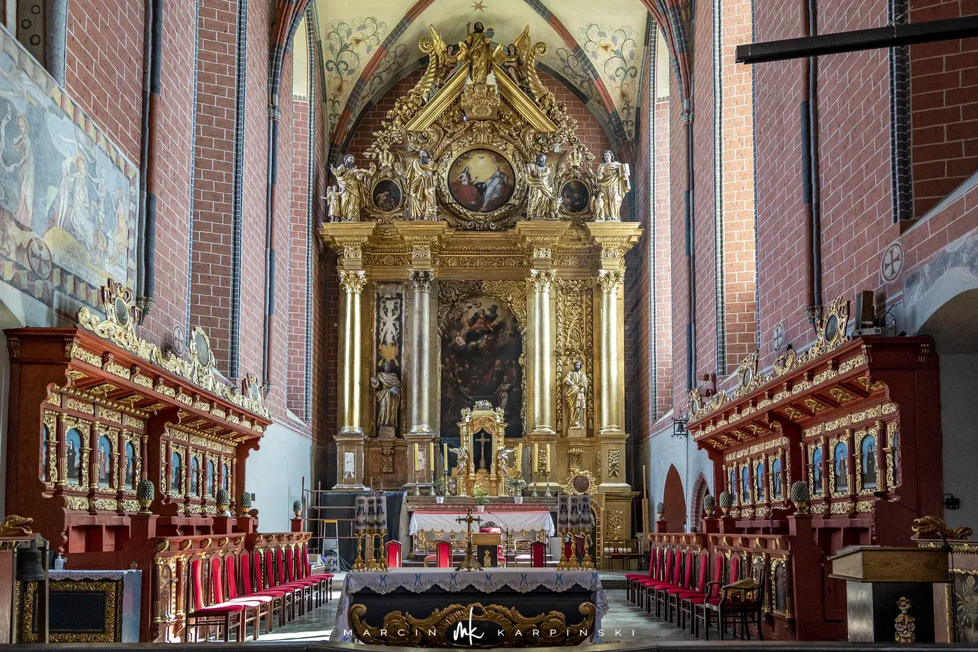 Wnętrze fary w Chełmnie