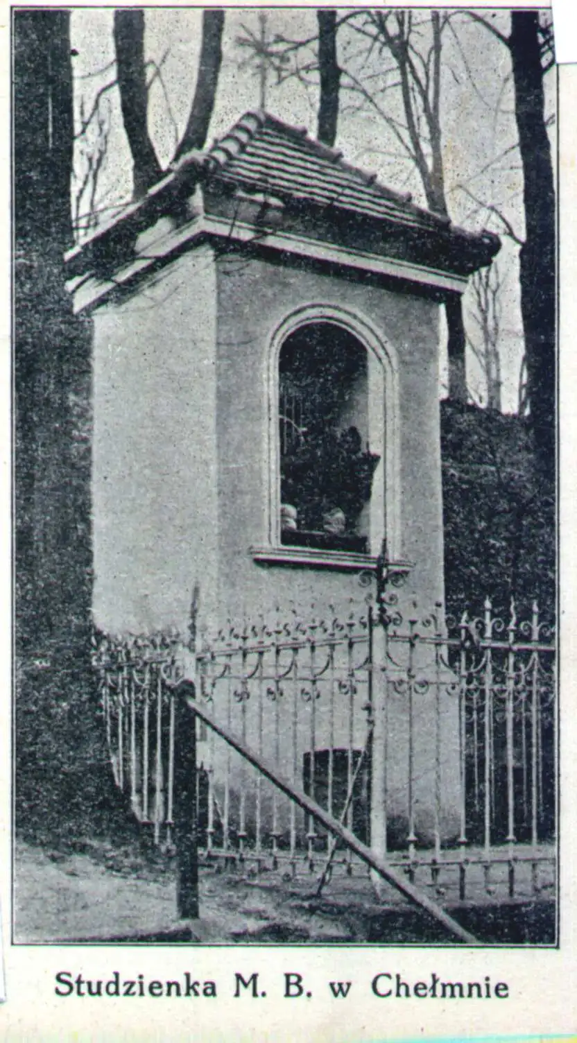 Studzienka — archiwalne ujęcie kapliczki