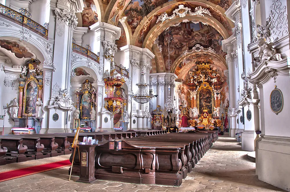 Krzeszów – wnętrze bazyliki