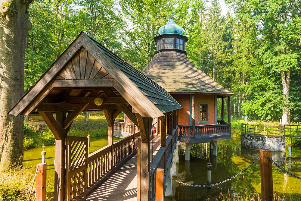 Krzeszów – pawilon na wodzie