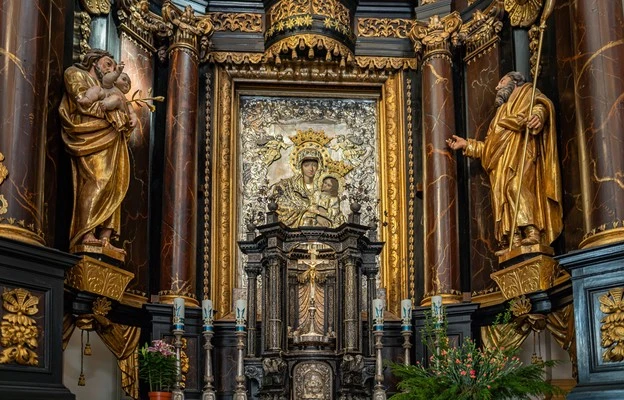 Święta Lipka – ołtarz i wizerunek Matki Bożej